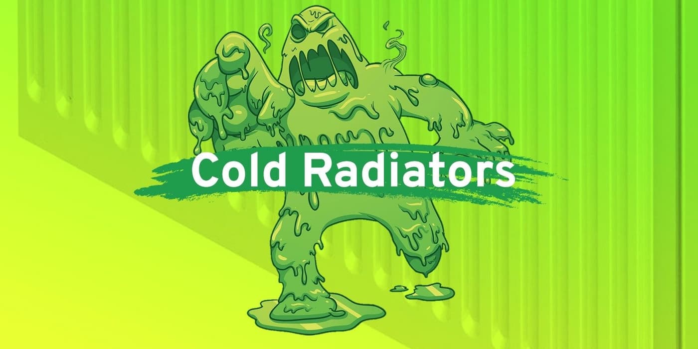 Your radiator is cold at the bottom? Find out why...