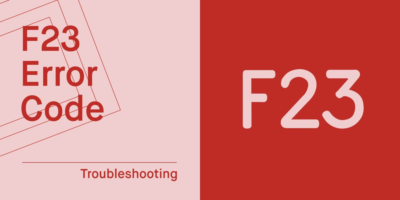 Vaillant F23 Fault Code: What it is & How to fix it